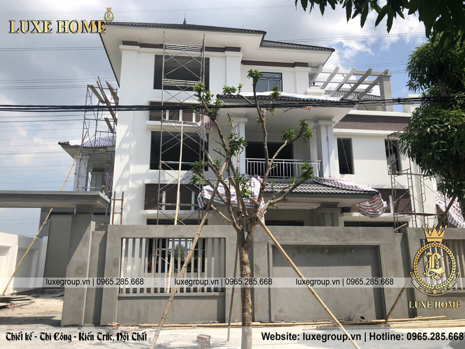 Thi Công Biệt Thự Hiện Đại 3 tầng tại Ninh Bình – TC 3123
